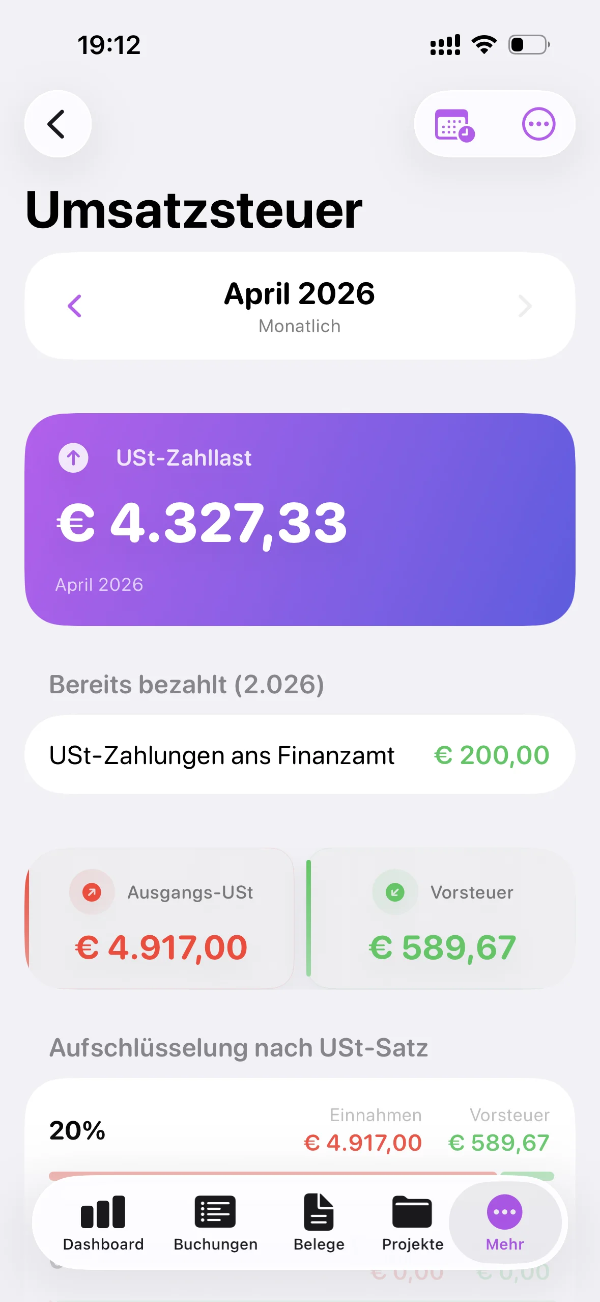 Fristüberwachung — Accounted.